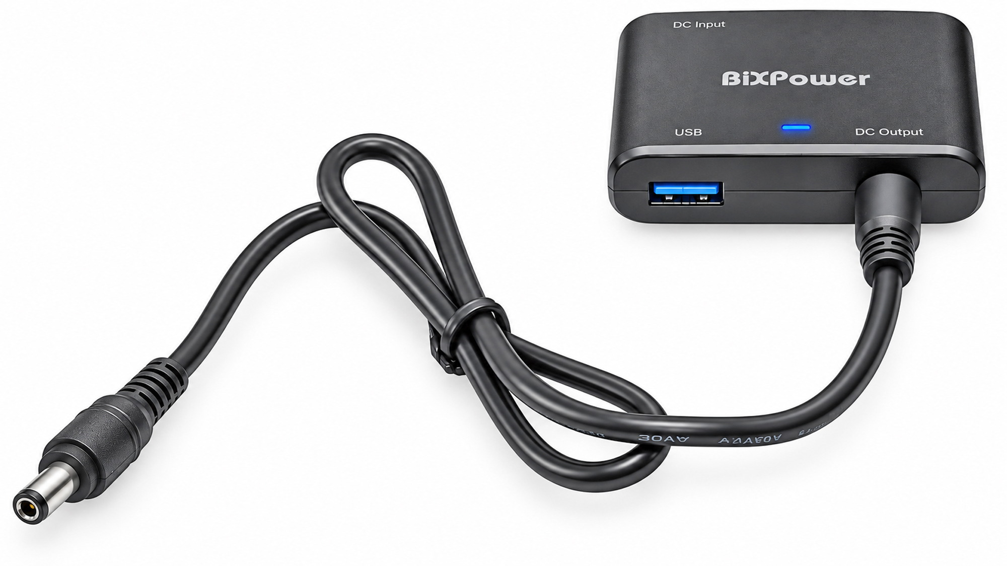 BiXPower DC converter detachable output cable with 5.5 x 2.5mm connector